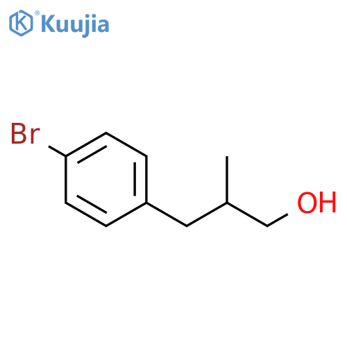 3-(4-Bromophenyl)-2-methylpropan-1-ol structure