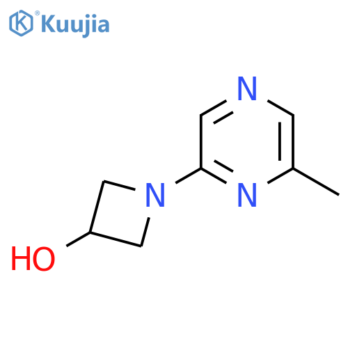 1-(6-Methylpyrazin-2-yl)azetidin-3-ol structure