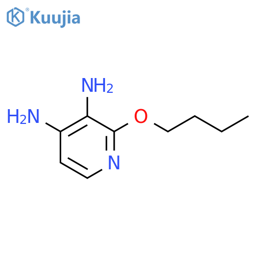 2-Butoxypyridine-3,4-diamine structure