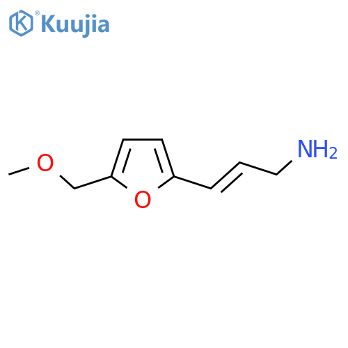 3-[5-(Methoxymethyl)furan-2-yl]prop-2-en-1-amine structure