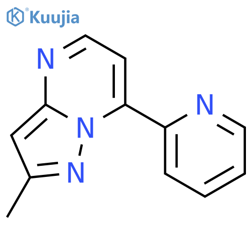 Pyrazolo[1,5-a]pyrimidine, 2-methyl-7-(2-pyridinyl)- structure