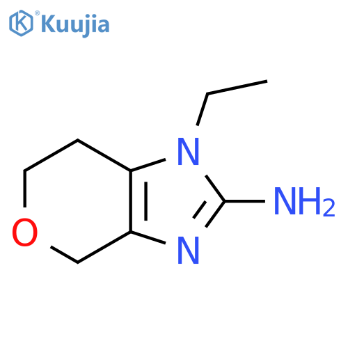 Pyrano[3,4-d]imidazol-2-amine, 1-ethyl-1,4,6,7-tetrahydro- structure