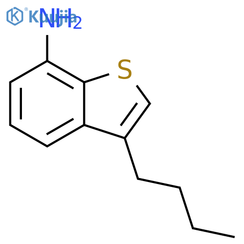 Benzo[b]thiophen-7-amine, N-butyl- structure