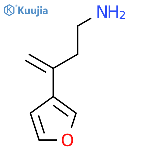 3-(Furan-3-yl)but-3-en-1-amine structure