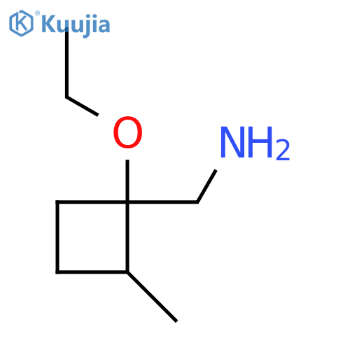 (1-Ethoxy-2-methylcyclobutyl)methanamine structure