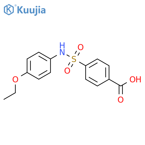 Benzoic acid,4-[[(4-ethoxyphenyl)amino]sulfonyl]- structure