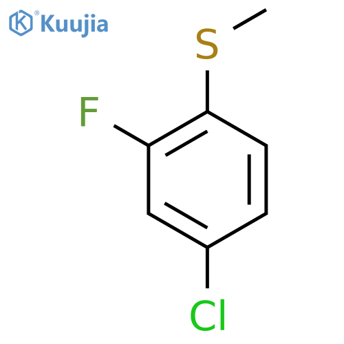 4-Chloro-2-fluoro-1-(methylsulfanyl)benzene structure
