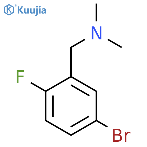 4-Bromo-2-(dimethylaminomethyl)-1-fluorobenzene structure