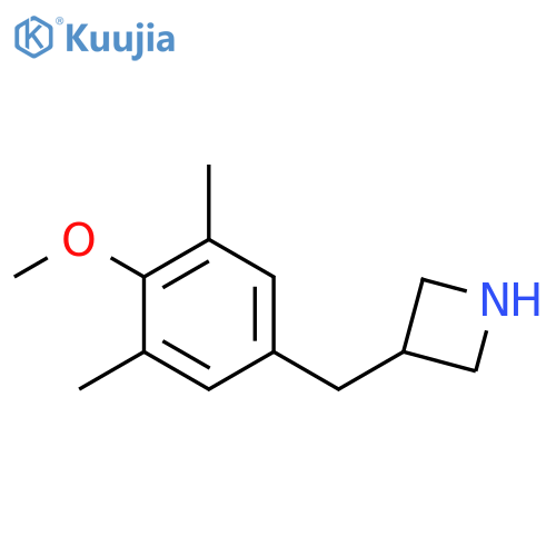 3-(4-methoxy-3,5-dimethylphenyl)methylazetidine structure