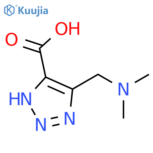1H-1,2,3-Triazole-5-carboxylic acid, 4-[(dimethylamino)methyl]- structure