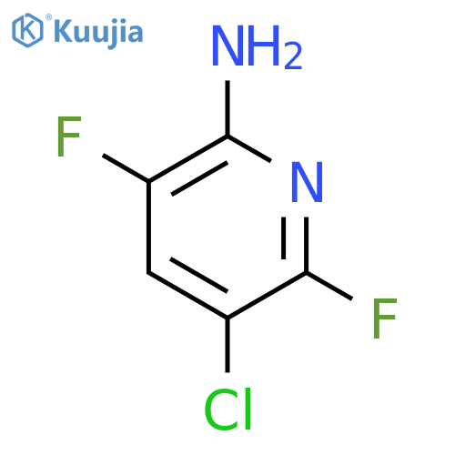 2-PYRIDINAMINE, 5-CHLORO-3,6-DIFLUORO- structure
