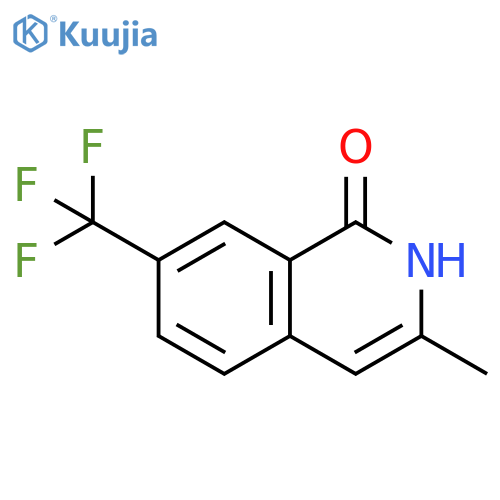 3-methyl-7-(trifluoromethyl)-2H-isoquinolin-1-one structure