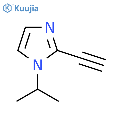 2-ethynyl-1-(propan-2-yl)-1H-imidazole structure