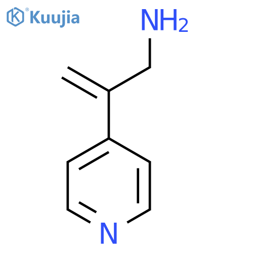 2-(pyridin-4-yl)prop-2-en-1-amine structure