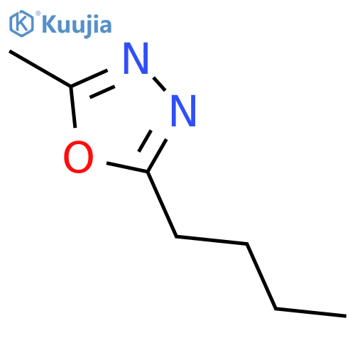 2-Butyl-5-methyl-1,3,4-oxadiazole structure