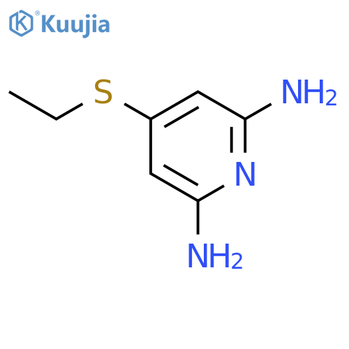 2,6-Pyridinediamine,4-(ethylthio)- structure