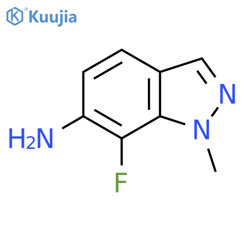 7-Fluoro-1-methyl-indazol-6-amine structure