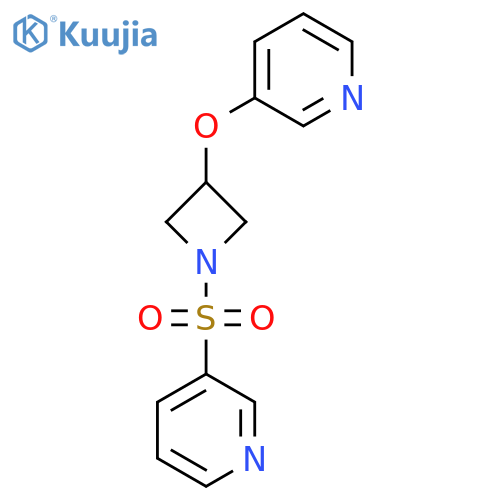 3-{3-(pyridin-3-yloxy)azetidin-1-ylsulfonyl}pyridine structure