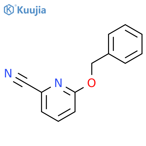 6-(benzyloxy)pyridine-2-carbonitrile structure