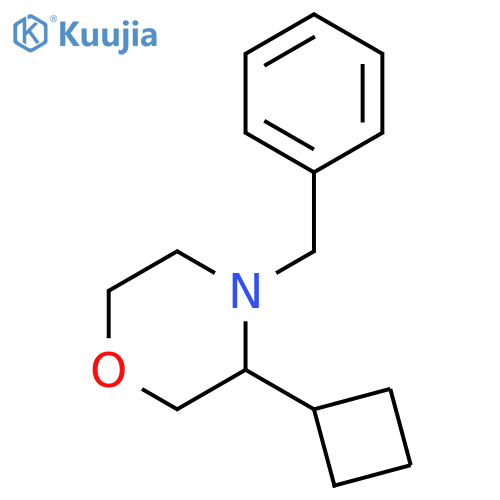4-benzyl-3-cyclobutylmorpholine structure