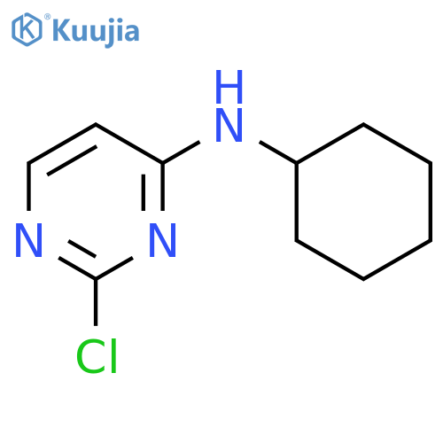 2-Chloro-N-cyclohexyl-4-pyrimidinamine structure