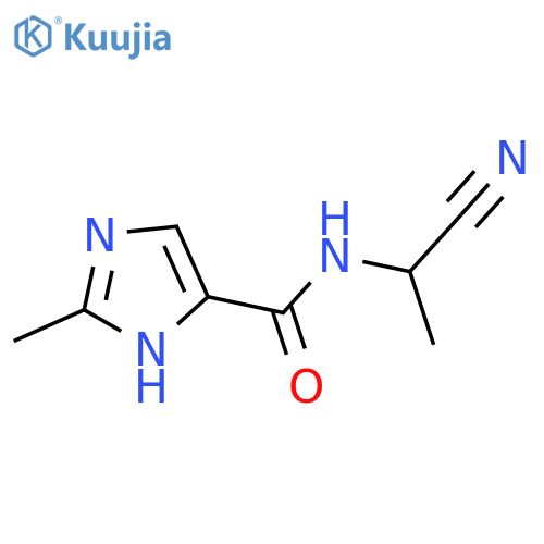 N-(1-Cyanoethyl)-2-methyl-1H-imidazole-5-carboxamide structure