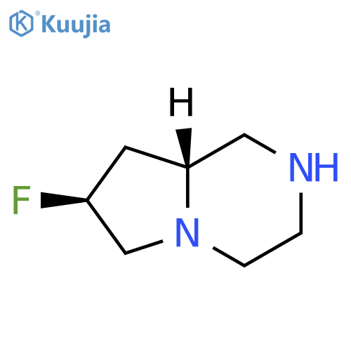 (7S,8aR)-7-fluoro-octahydropyrrolo[1,2-a]piperazine structure