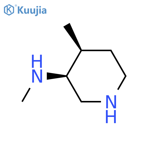 (3S,4S)-N,4-dimethyl-piperidin-3-amine structure