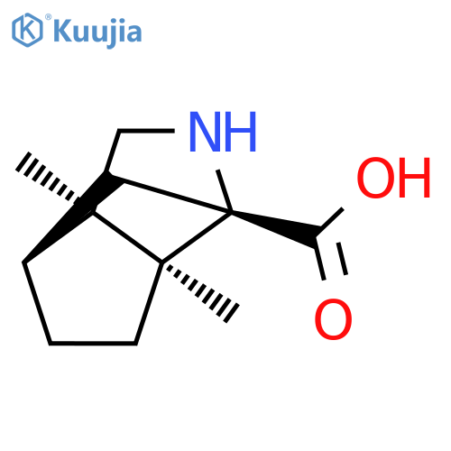(1S,3S,6R,7S)-6,7-dimethyl-4-azatricyclo4.3.0.0,3,7nonane-3-carboxylic acid structure