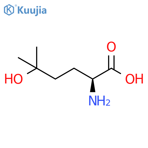 (2S)-2-Amino-5-hydroxy-5-methylhexanoic acid structure