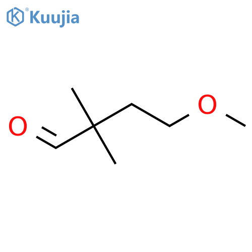 4-Methoxy-2,2-dimethylbutanal structure