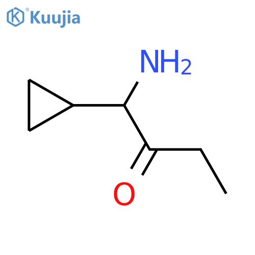 1-Amino-1-cyclopropylbutan-2-one structure