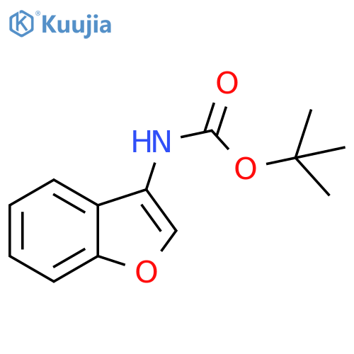 tert-butyl N-(1-benzofuran-3-yl)carbamate structure