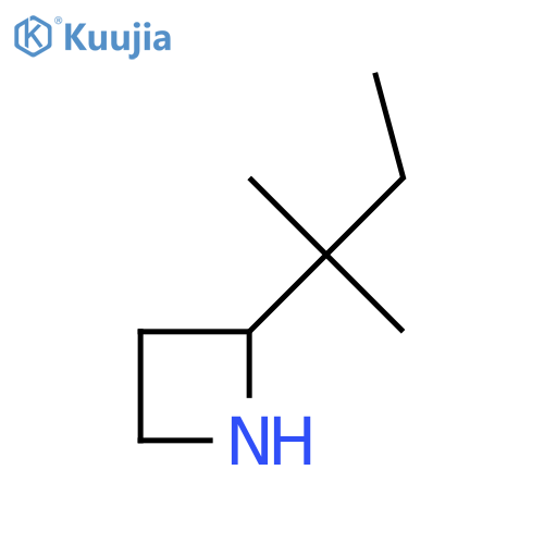 2-(2-methylbutan-2-yl)azetidine structure