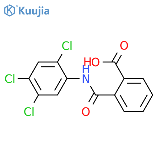 2-(2,4,5-Trichloroanilino)carbonylbenzoic acid structure