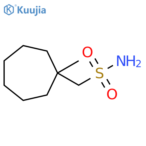 Cycloheptanemethanesulfonamide, 1-methyl- structure