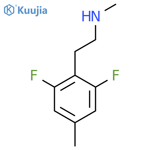 2-(2,6-difluoro-4-methylphenyl)ethyl(methyl)amine structure