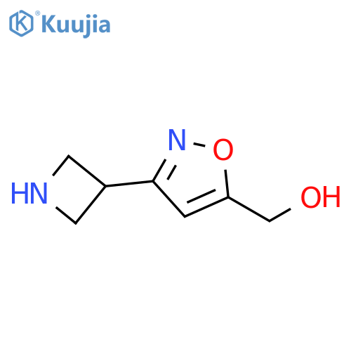 3-(azetidin-3-yl)-1,2-oxazol-5-ylmethanol structure