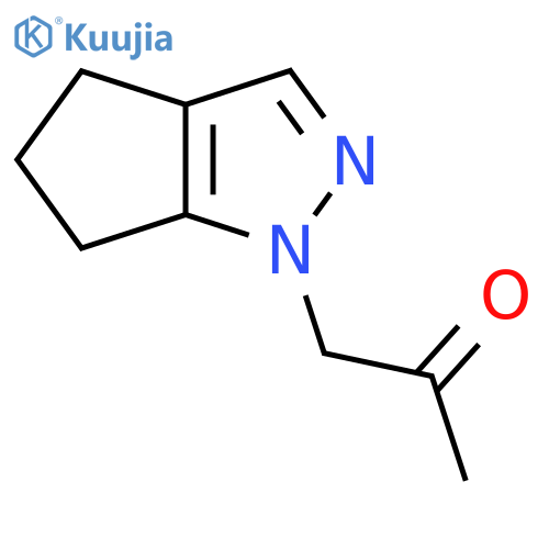 1-(5,6-Dihydrocyclopenta[c]pyrazol-1(4H)-yl)propan-2-one structure