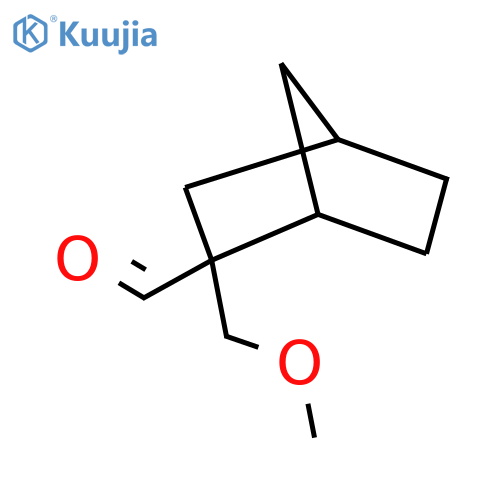 2-(methoxymethyl)bicyclo2.2.1heptane-2-carbaldehyde structure