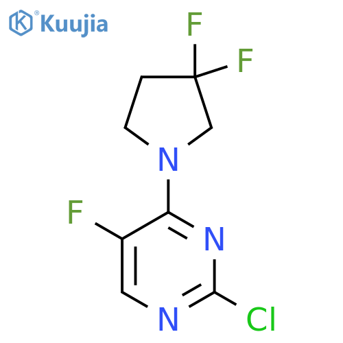 2-Chloro-4-(3,3-difluoropyrrolidin-1-yl)-5-fluoropyrimidine structure