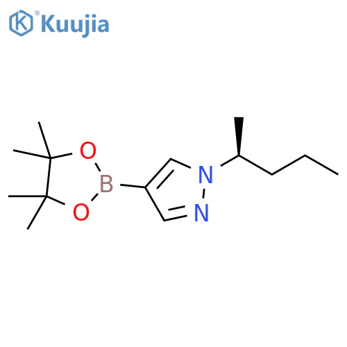 (S)-1-(Pentan-2-yl)-4-(4,4,5,5-tetramethyl-1,3,2-dioxaborolan-2-yl)-1H-pyrazole structure