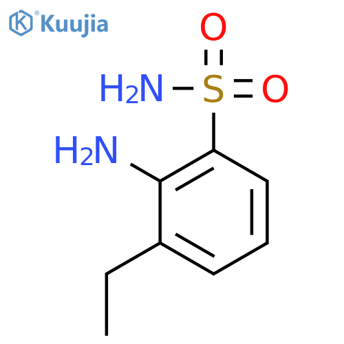 Benzenesulfonamide,2-amino-3-ethyl- structure