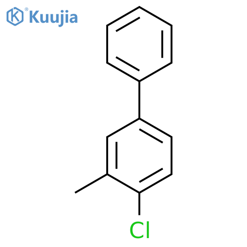 4-Chloro-3-methylbiphenyl structure