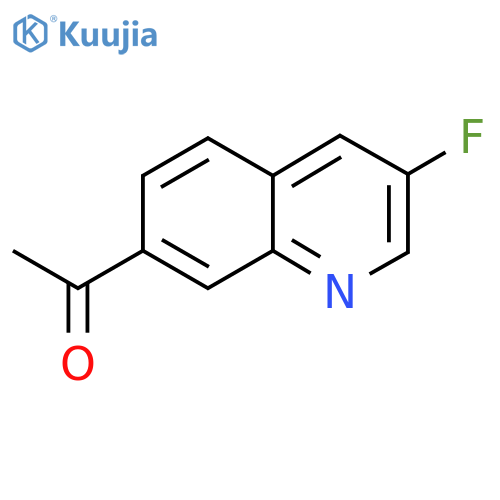 1-(3-fluoro-7-quinolyl)ethanone structure