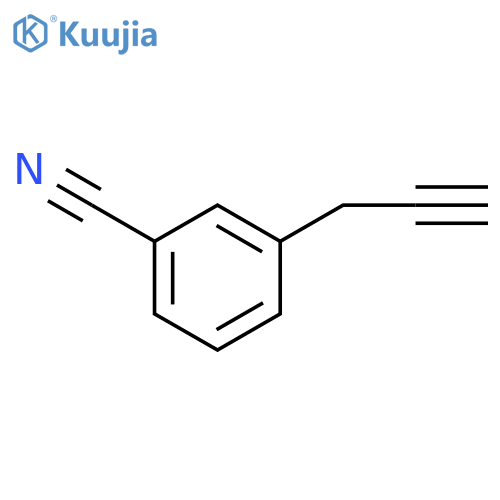 3-(Prop-2-yn-1-yl)benzonitrile structure