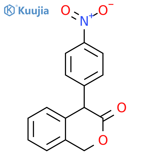4-(4-Nitrophenyl)-isochroman-3-one structure