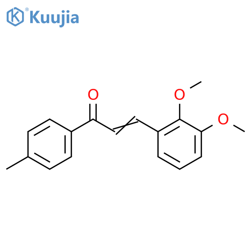 3-(2,3-Dimethoxyphenyl)-1-(4-methylphenyl)-2-propen-1-one structure