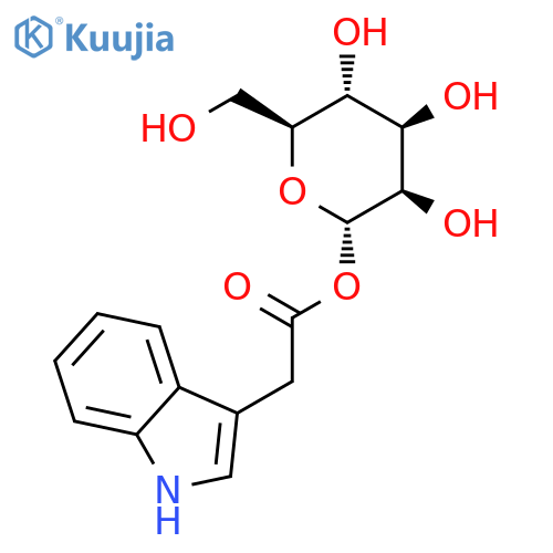 Indole-3-acetyl b-D-Glucopyranose structure