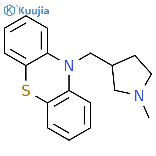 10H-Phenothiazine,10-[(1-methyl-3-pyrrolidinyl)methyl]- structure